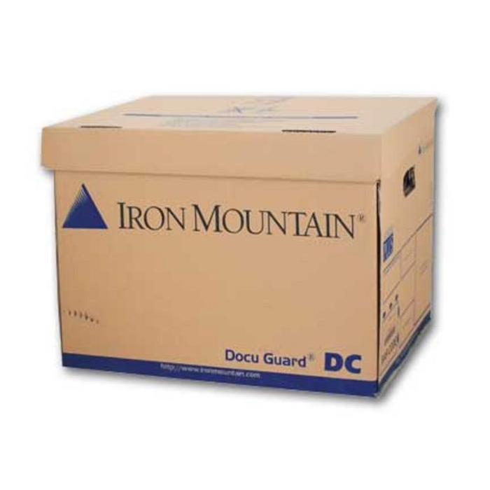 Archivačná krabica Iron Mountain hnedá s vekom 42x31x32 cm nosnosť 25 kg (1 ks)