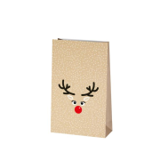 Vianočné darčekové vrecká papierové 14,5x23,5x6cm Los 6ks
