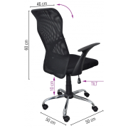 Kancelárska stolička Office Product Rhodos