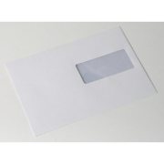 Poštové obálky C5 ELCO s páskou, okienko vpravo, 500 ks