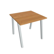 Pracovný stôl UNI A, 80x75,5x80 cm, jelša/sivá
