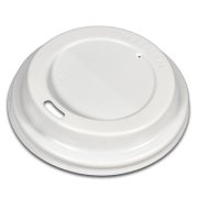 Plastové viečko biele 62 mm `Coffee to go` 100ks