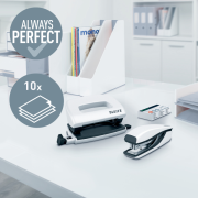 Zošívačka Leitz NeXXt WOW 5528 mini perleťová biela