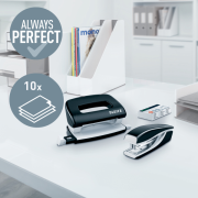 Zošívačka Leitz NeXXt WOW 5528 mini čierna