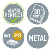 Zošívačka Leitz NeXXt 5502 WOW svetlo červená