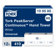 Papierové utierky skladané 1-vrstv. TORK PeakServe nadväzujúce H5 (12bal.)