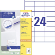 Etikety univerzálne 70x35mm Avery A4 100 hárkov