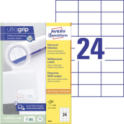 Etikety univerzálne 70x37mm Avery A4 100 hárkov