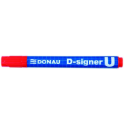 Popisovač permanentný D-singer U červený