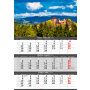 Nástenný kalendár 3-mesačný Hory 31,5 x 45 cm 2026