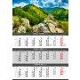 Nástenný kalendár 3-mesačný Hory 31,5 x 45 cm 2026