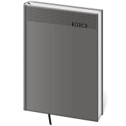 Diár Gommato týždenný B5 17x24 cm šedý 2026