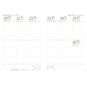 Diár Gommato týždenný A5 14,3x20,5 cm tyrkysový 2026