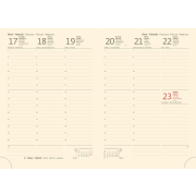 Diár New Praga týždenný A5 14,3x20,5cm zelený 2026