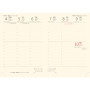 Diár New Praga týždenný A5 14,3x20,5cm zelený 2026