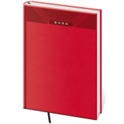 Diár Print classic denný A5 14,3x20,5cm červený 2026