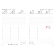 Diár Print classic týždenný A5 14,3x20,5cm zelený 2026