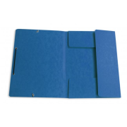 Odkladacia mapa OM 253 s gumičkou prešpánová modrá