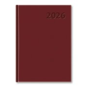 Diár denný A5 Manager 2026 - bordový