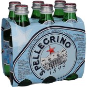 Minerálna voda SAN PELLEGRINO sýtená 6 x 0,25 ℓ NEVRATNÉ SKLO
