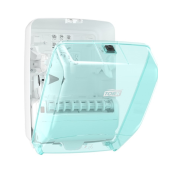 Zásobník na papierové utierky v roliach TORK Performance tyrkysový/biely W6