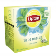Čaj Lipton bylinný Infusion Herbal Alps Breeze pyramídy 22g